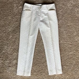 The Limited Cropped White Dress Pant